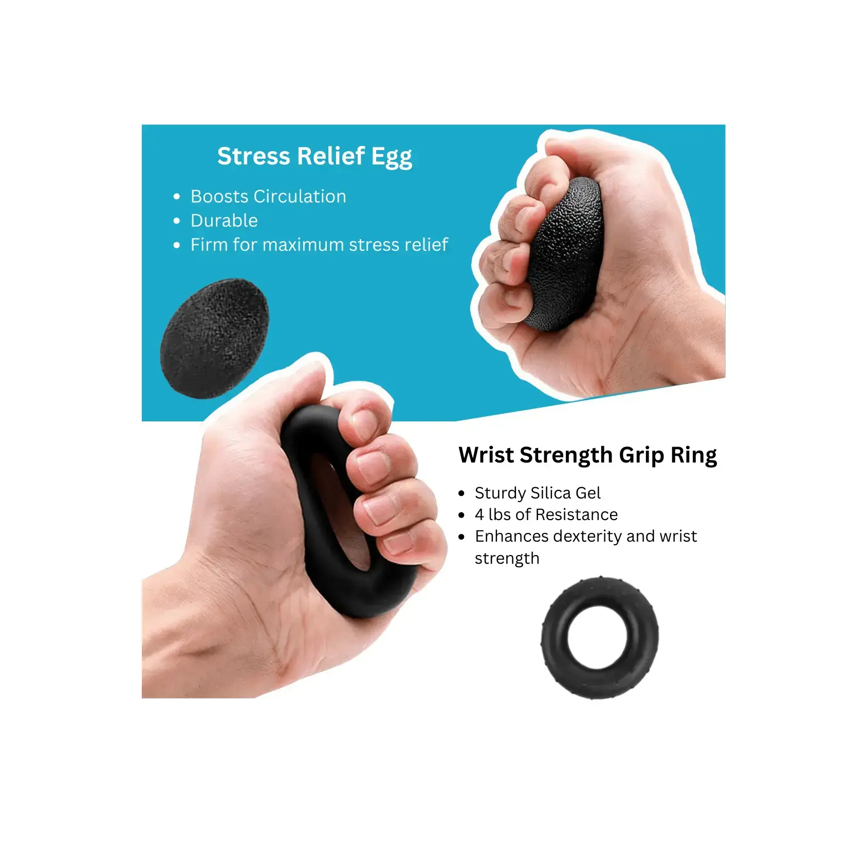 Stress Egg and finger workout details