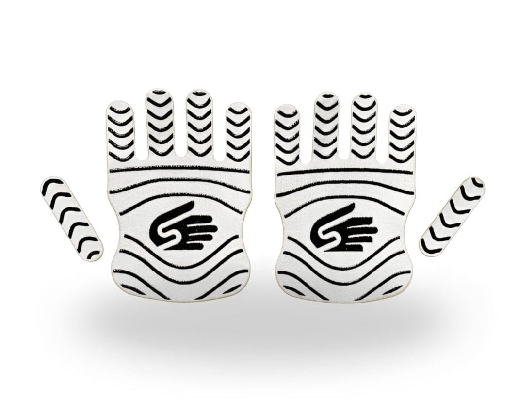 Black performance hand grips for men