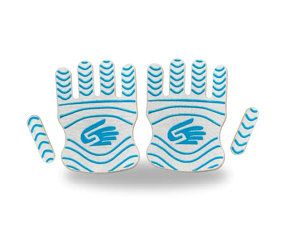 Shadowz hand tape grips blue medium