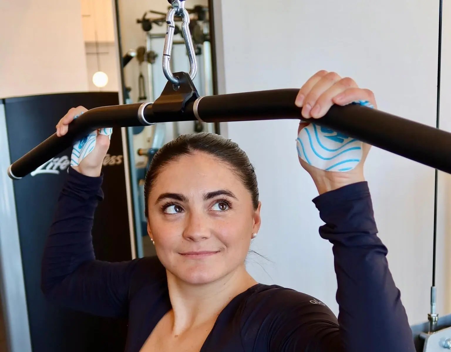 Grip tape for pulldown and pull up exercises